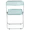 Leisuremod Lawrence Acrylic Folding Chair with Metal Frame, Jade Green, 4PK LF19G4 - alternate 2