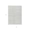 Homeroots 3' X 5' Silver And Ivory Abstract Washable Indoor Outdoor Area Rug 613121 - alternate 8