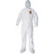 Kleenguard Liq Parti Covall HoodBoot ZipFrnt Elas WrisAnk WHT MD 25/Cs 44332 - alternate 1