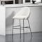 Manhattan Comfort Gracie Barstool in White and Black BS022-BWH - alternate 1