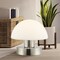 Jonathan Y Zoe 5.75" Modern Minimalist Iron Rechargeable Integrated Portable LED Table Lamp, Nickel/White JYL7113B - alternate 9