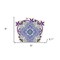 Homeroots 6" X 6" Vintage Purple And Taupe Mosaic Peel And Stick Removable Tiles 390880 - alternate 3