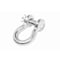 Overland Vcl D-Ring, With 3/4 Inch Pin; 4.75 Ton Weight Rating; Zinc; Steel; 19019905 - alternate 1