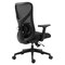 Leisuremod Angel Ergonomic Mesh Swivel Office Chair, Lumbar Dial, Y-Frame AO25BL - alternate 6