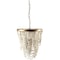 Homeroots White And Gold Empire Three Light Metal and Beads Dimmable Chandelier 611331 - alternate 2