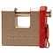 Doublelock FALCON X, Max Duty Brass Block Padlock (3.8 in W) with 1/2 inch Dowel Pin, Weatherproof 990-222A - alternate 1