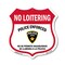 Signmission Bilingual No Loitering Shield Sign Polic, 12 Inch X 12 Inch, Aluminum Metal Sign SHI-A-12-365 - alternate 1