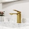 Vigo Dunn Single Handle Single-Hole Bathroom Faucet in Matte Brushed Gold VG01054MG - alternate 4