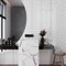 Apollo Tile White 3 in x 12 in Glass Glossy Wall Subway 5 sqft/case, 20PK APLA88066 3X12A - alternate 7