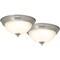 Boston Harbor Flush Mount Ceiling Fixture, 120 V, 15 W, 2-Lamp, LED Lamp, 1100 Lumens 4200-LED- BN - alternate 1