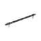 Amerock Carrione 10-1/16 inch 256mm Center-to-Center Marble Black/Polished Chrome Cabinet Pull BP36664MBK26 - alternate 1