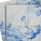 Homeroots 6" x 6" Blue Vinyl Arabesque Peel And Stick Removable Tiles 606493 - alternate 3