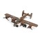 Homeroots 3" Brown and Silver Metal Hand Painted 1941 "B-24" Liberator Model Airplane 489470 - alternate 1