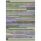 Homeroots 8' X 10' Moss Green Olive Green And Purple Striped Washable Indoor Outdoor Area Rug 613269 - alternate 8