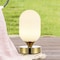 Jonathan Y Eli 8" Modern Minimalist Iron Rechargeable Integrated Portable LED Table Lamp, Brass Gold/White JYL7111C - alternate 9
