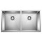 Blanco Precision 16 R0 Medium Equal Double Bowl 516211 - alternate 1