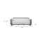 Homeroots 88" Gray and White Polyester Blend Reclining USB Sofa And Toss Pillow With Gray Legs 559216 - alternate 3