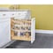 Rev-A-Shelf Maple Wood; Steel, Natural Maple, 8.75 in W, 19.44 in H, 21.63 in D 448-BDDSC-8C - alternate 3