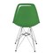 Leisuremod Cresco Clear Acrylic Dining Chair with Chrome Eiffel Base, 2PK CR19WG2 - alternate 6