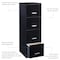 Space Solutions 14.25 in W 4 Drawer Vertical File Cabinet, Black 21618 - alternate 8