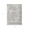 Homeroots 9' X 12' Silver And Gray Floral Washable Indoor Outdoor Area Rug 631027 - alternate 5