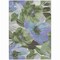 Homeroots 8' X 10' Olive Green And Fern Green Floral Washable Indoor Outdoor Area Rug 611081 - alternate 2