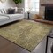 Homeroots 8' X 10' Gold Black And Charcoal Geometric Washable Indoor Outdoor Area Rug 577556 - alternate 7