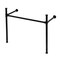 Kingston Brass Stainless Steel Console Sink Legs, Matte Black VPB34410 - alternate 1