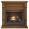 Duluth Forge Ventless Natural Gas Fireplace With Mantel - 26,000 BTU, T-Stat Control, Apple Spice Finish DFS-300NT-3AS - alternate 1
