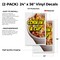 Signmission Corn In A Cup, Vinyl Decals Only 24 Inch x 36 Inch, Vinyl Decal, 2PK DSB-2436-2PACK-Corn In A Cup - alternate 2