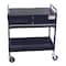 Sunex Service Cart With Locking Top With Locking Drawer - Black 8013ABK - alternate 1