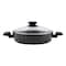Korkmaz Ornella 2 Piece 4 Liter Aluminum Nonstick Low Casserole Dish with Lid A1345 - alternate 2