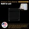 Azar Displays Floating Acrylic Wall Frame, Black Stand Off Caps, 16 inx20 in Graphic Size, 20 inx24 in Overall Size 105522-BLK - alternate 3