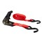 Mytee Products (10 Pack) 1in x 10ft Ratchet Strap with S Hook - Red, 10PK RS110x10 - alternate 3