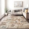 World Rug Gallery Floral Medallion Area Rug 7 ft 10 in x 10 ft Beige WR143BEIGE8X10 - alternate 1