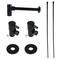Kingston Brass Plumbing Sink Trim Kit with Bottle Trap, Matte Black CD43300DLLKB30 - alternate 1