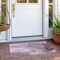 Homeroots 2' X 3' Pink Abstract Washable Non Skid Indoor Outdoor Area Rug 559595 - alternate 5