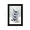 Homeroots Tea Tower Blue 3 Black Framed Print Kitchen Wall Art 408107 - alternate 2