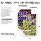 Signmission Fresh Grapes, Vinyl Decals Only 24 Inch x 36 Inch, Vinyl Decal, 2PK DSB-2436-2PACK-Fresh Grapes - alternate 2