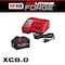 Milwaukee Tool Battery Starter Kit, 5 Ah; 8 Ah, Li-Ion 48-59-1881, 48-11-1850 - alternate 1