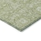 Homeroots 3' X 5' Artichoke Green And Ivory Floral Washable Indoor Outdoor Area Rug 604653 - alternate 6