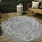 Jonathan Y Estrella Bohemian Medallion Textured Weave Teal/Gray 8 ft Octagon Indoor/Outdoor Area Rug SMB105C-8TGN - alternate 1