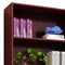 Homeroots 71" Mahogany Wood Five Tier Bookcase 630400 - alternate 3