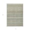 Homeroots 8' X 10' Sage Mint Green And Beige Striped Washable Indoor Outdoor Area Rug 577802 - alternate 4