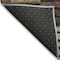 Homeroots 5' X 8' Chocolate Ivory And Gold Striped Washable Indoor Outdoor Area Rug 613158 - alternate 4