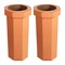 Happimess Fleur 25-Gallon Disposable Corrugated Cardboard Event Trash Can and Recycling Bin, Carrot Cake, 2PK HPM1300B-SET2 - alternate 8