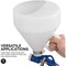 Hiltex Air Texture Gun with 1.32 Gallon Hopper and 3 Nozzles for Stucco Mud or Popcorn Walls and Ceiling 31229 - alternate 3