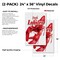 Signmission Lobster, Vinyl Decals Only 24 Inch x 36 Inch, Vinyl Decal, 2PK DSB-2436-2PACK-Lobster - alternate 2