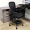 Elama Mid Back Adjustable Mesh and Fabric Rolling Office Chair in Black ELM-F-023 - alternate 4