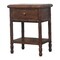 Homeroots 24" Brown Solid Wood Two Drawer Nightstand 701730 - alternate 6